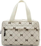 Large Makeup Bag for Women Corduroy Cosmetic bag Make up Bags Zipper Pouch - Image 3