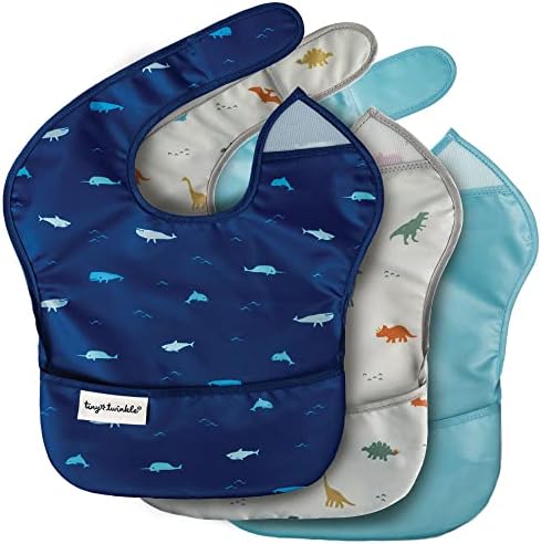 Tiny Twinkle Mess-Proof Baby Bibs by TinyTwinkle
