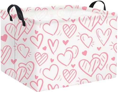 Rectangular Pink Basket Kids Baby Storage Bin Basket Organizer Box by HIYAGON