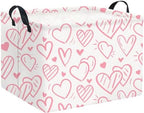 Rectangular Pink Basket Kids Baby Storage Bin Basket Organizer Box by HIYAGON