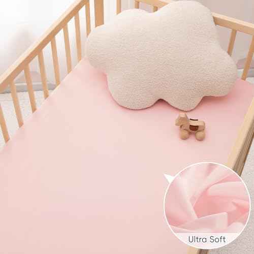 PHF 3 Pack Soft Butterfly Crib Sheets Fitted, Comfy Breathable Baby Sheets - Image 5