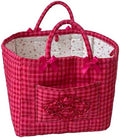 Floral Fabric Storage Basket Car Interior Storage Basket Underwear Sundries by CEUTNIZ