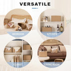 4 Pack Storage Baskets for Organizing, Woven Baskets for Shelves - Image 4