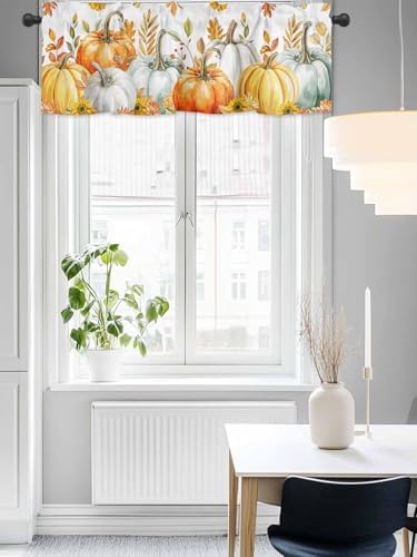 Vandarllin Fall Thanksgiving Kitchen Curtains Valances - Image 6