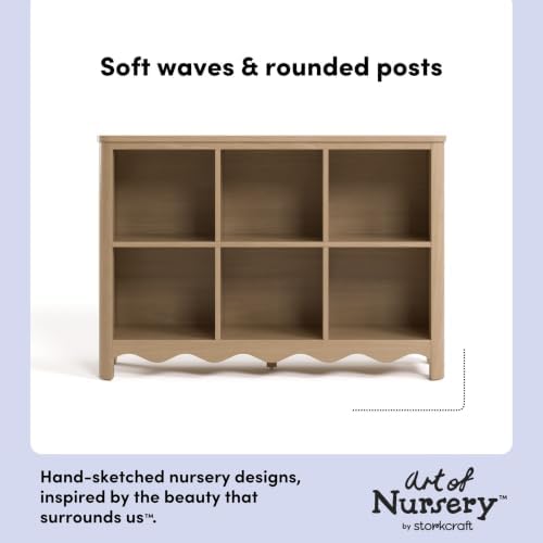 Storkcraft Casablanca 6 Cube Organizer Bookcase - Image 4