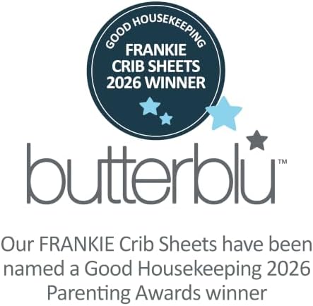 Butterblu Frankie Fitted Crib Sheet 100% Organic Cotton - Image 3