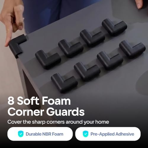 Komfortology 8-Pack Baby Proofing Corner Protectors - Image 3