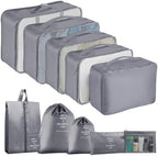 Packing Cubes for Travel 10 Set Luggage Organizer Bags by YEEYAA