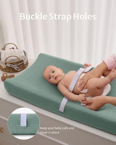 Blissful Diary Muslin Changing Pad Cover - Image 4