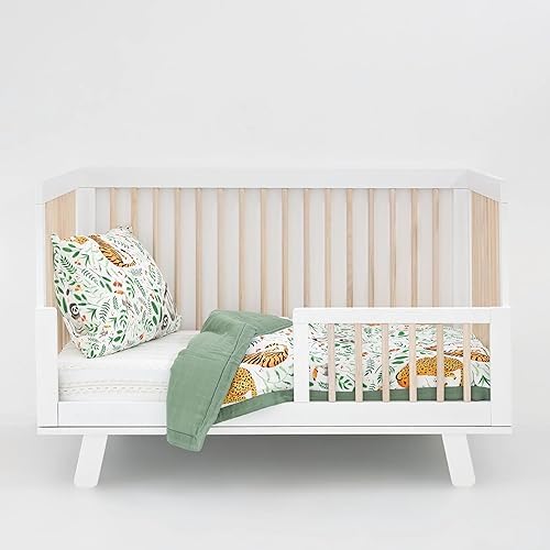 Little Unicorn Toddler Bedding 3-Piece Set | Includes Comforter, Crib Sheet & by LittleUnicorn