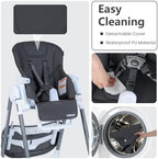 INFANS High Chair for Babies and Toddlers, Foldable Highchair - Image 6