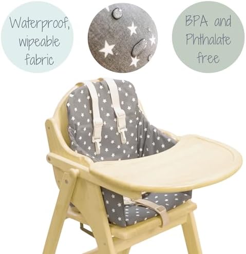 Messy Me High Chair Cushion for Wooden High Chairs - Image 3