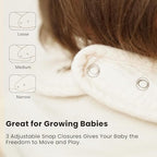 Konssy 8-Pack Muslin Baby Bibs, Adjustable Fit - Image 2