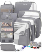 OlarHike 8 Set Packing Cubes for Travel, Gifts for Women Mom, Anti-Tearing by OlarHike