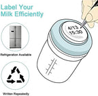 COMI Wide Neck Glass Breastmilk Collection n Storage Bottle, 6oz - Image 5