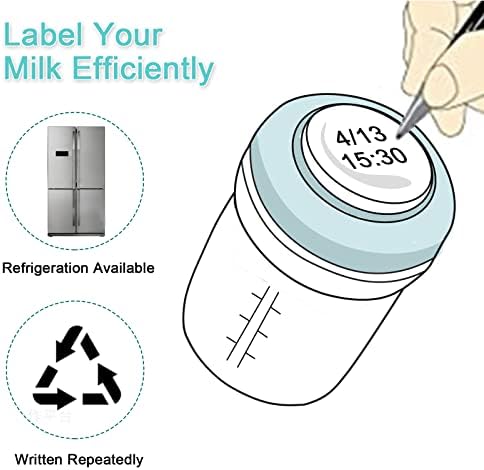 COMI Wide Neck Glass Breastmilk Collection n Storage Bottle, 6oz - Image 5