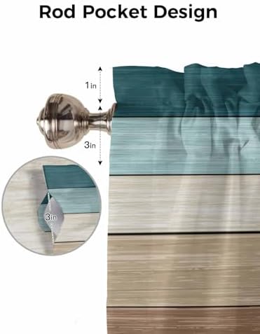 Farmhouse Kitchen Curtains Valances - Image 7