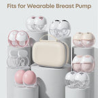 Wearable Breast Pumps Carrying Case, Hard Shell Breast Pump Bag - Image 2