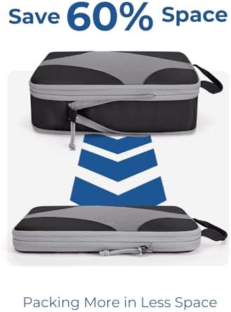 Bagsmart Compression Packing Cubes, Travel Bag Cruise Ship Essentials - Image 4