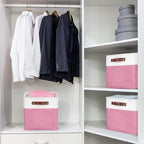 Bagnizer Collapsible Fabric Storage Cubes 11x11 Cube Storage Bins, 4 Pack - Image 3