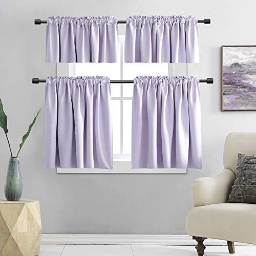 DONREN Lavender Light Purple Valances - Image 5