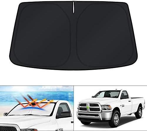 KUST Windshield Sun Shade for 2010-2025 2026 Dodge RAM 2500 3500 Accessories by KUST