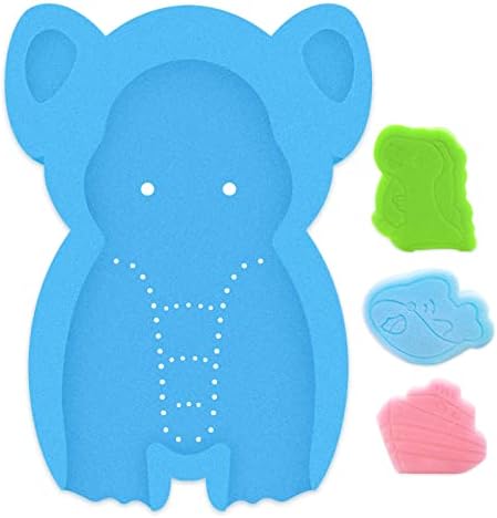 Soft Infant Bath Sponge Elephant Baby Bath Mat Newborn Comfy Foam Skid-Proof by FIABC