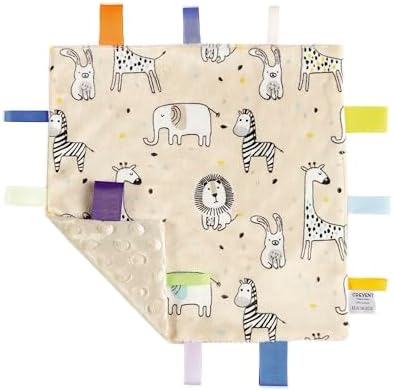 CREVENT Cozy Plush Baby Security Blanket, Loveys - Image 4