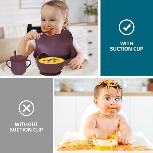 100% Silicone Baby Feeding Set, BPA Free Dishes - Image 4