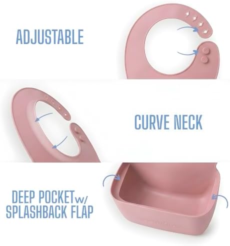 Vomit Bib for Toddlers, Extra-Deep Pocket, Patent Pending - Image 3