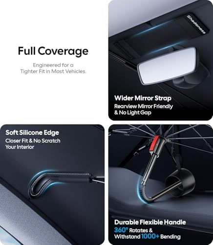 Wigoo Ice-Shield Car Windshield Sun Shade - Image 4