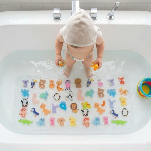 Cute Cartoon Non-Slip Bath Mat for Tub by ShineCozy