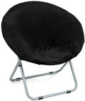Velvet Stretch Saucer Chair Cover, Round Moon Chair Cover by AHUAWA