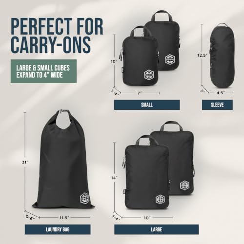 TRIPPED Travel Gear Compression Packing Cubes - Image 5