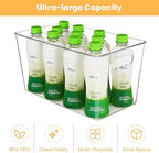YIHONG 8 Pack Clear Storage Bins, Pantry Organizer Bins - Image 4
