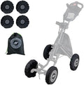 SANDIAN, Golf Hand Push Pull Cart Wheel Covers, Durable Waterproof Elastic Slip by SANDIAN