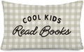 Cool Kids Read Books 12x20 Pillow Cover, Kids Reading Room Decor by Unknown