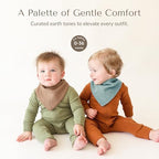Konssy 10 Pack Baby Muslin Bandana Bibs - Image 4