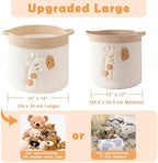 Large Blanket Baskets for Living Room Decor, Toy Storage Baskets 14" x 14" - Image 6