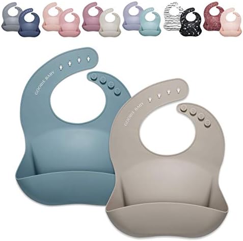 Goobie Baby Silicone Baby Bib by Goobie+Baby