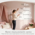 Boao Personalized Name Letter Wall Decal, Elegant Script - Image 4