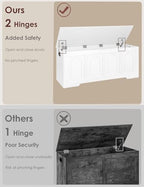 DINZI LVJ Storage Chest, Wooden Toy Box - Image 6