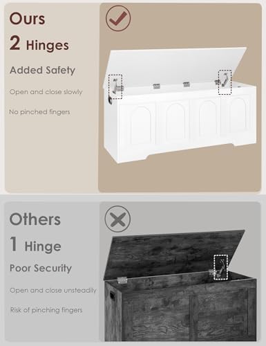 DINZI LVJ Storage Chest, Wooden Toy Box - Image 6