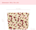 PAZIMIIK Makeup Bag Large Zipper Corduroy Make Up Pouch - Image 2