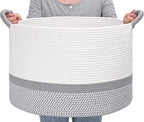 67L Large Blanket Basket, Woven Baskets - Image 7