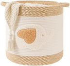 Large Blanket Baskets for Living Room Decor, Toy Storage Baskets 14" x 14" by INough