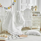 AIKASY The Ruffled Shabby Crib Bedding Set by AIKASY