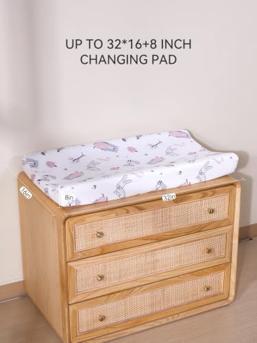 TILLYOU Changing Pad Cover Set in Soft Jersey Material - Image 2