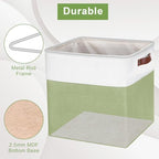 Bagnizer 13x13 Cube Storage Bins, Collapsible Fabric Storage Box, 4 Pack Closet - Image 4
