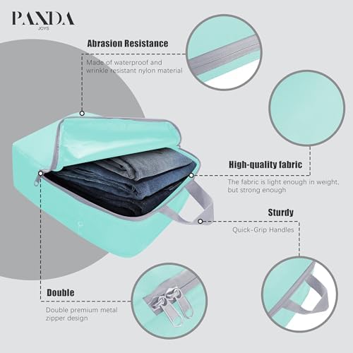 PANDA JOYS 4 Set Compression Packing Cubes Travel - Image 4